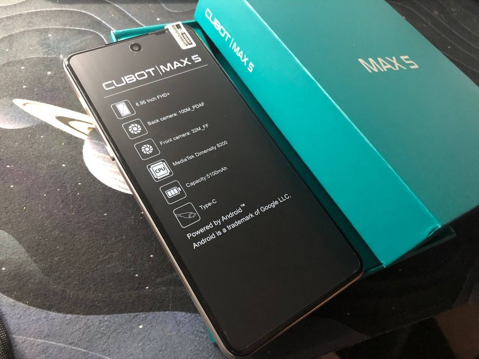 ‼️ Новий оригінальний Cubot MAX5 12/256 Gb  White  New ‼️