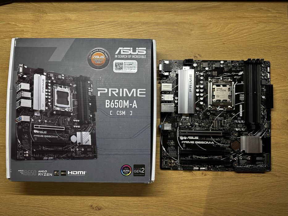 Asus prime b650 m a / amd ryzen 5 7500f