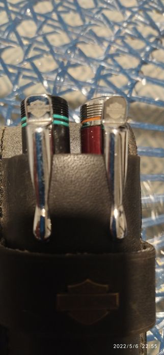 Bolsa Harley Davidson com esferográfica e e caneta de aparo original