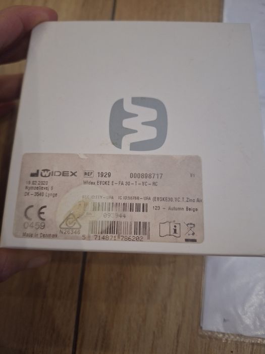 Aparat sluchowy WIDEX Evoke 30 E-FA BTE RC lewy prawy