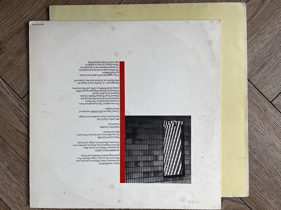 Płyty winylowe OMD Architecture and Morality. 1 Press.