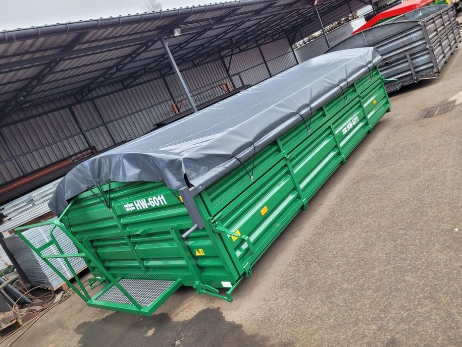 Zabudowa przyczepy rolniczej HL6011 HW nowa z plandeką, burty , boki