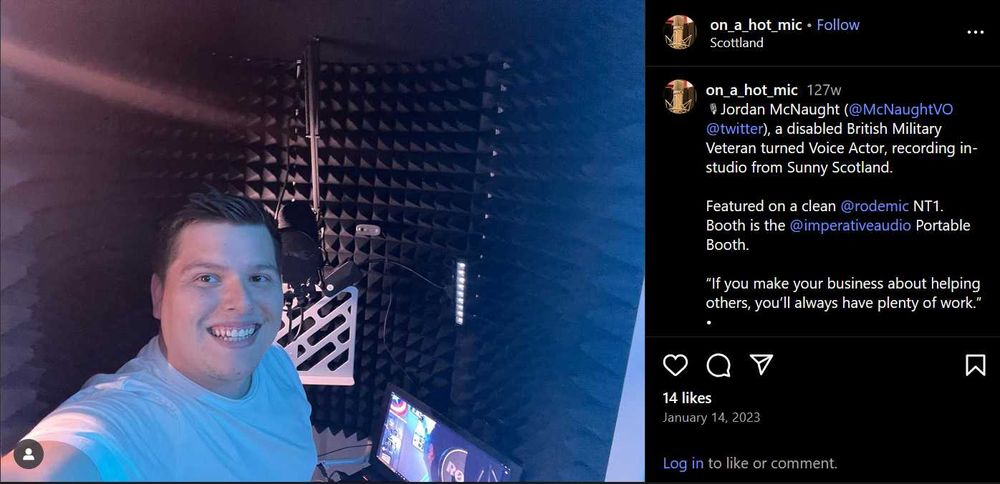 Cabine de Voz Estúdio Portátil para Podcast e música - Vocal Booth