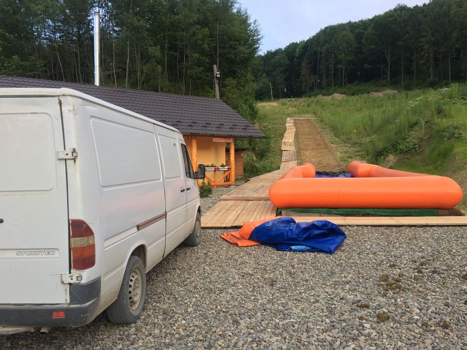 Водяна гірка літня з басейном «стан нової»