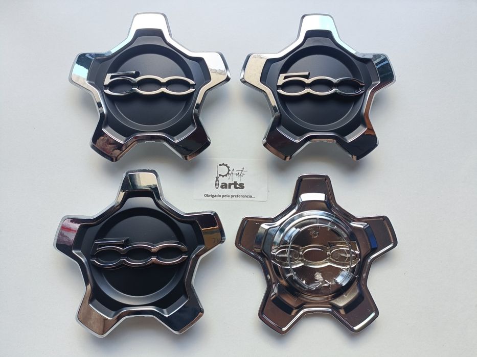 Conjunto 4 centros de Jante Fiat 500X "16 polegadas"