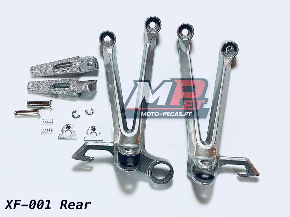 suporte pousa pes completo traseiro suzuki gsx-r 1000 05-06
