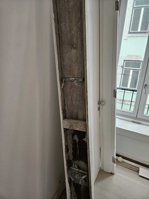 2 portas de Madeira lacada a branco