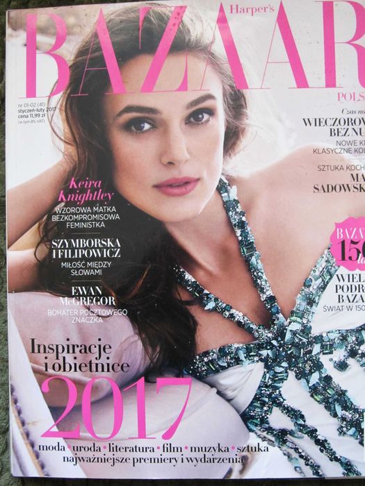 Harper's Bazaar 01/02/2017 Keira Knightley,Brigitte Bardot