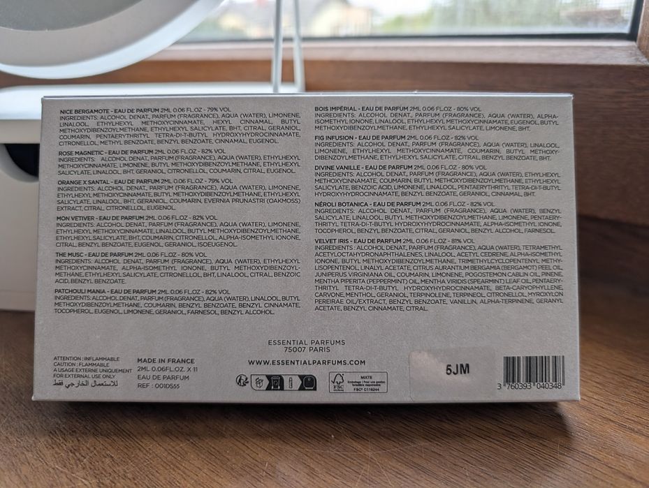 Nowy Zestaw Essential Parfums – 11 x 2 ml