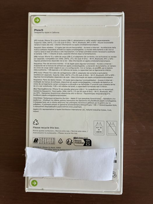 Iphone 15 novo selado com garantia