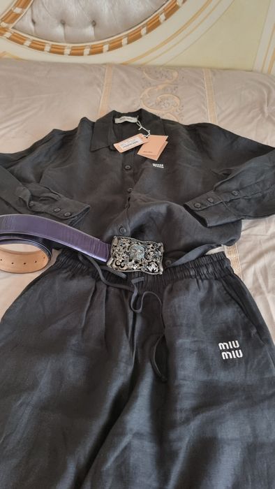 Летний костюм,лён Miu Miu