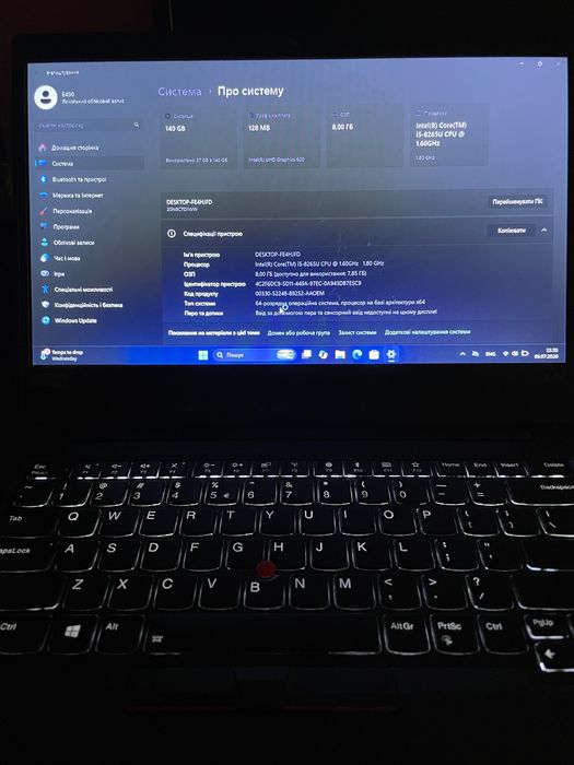 Ноутбук Lenovo ThinkPad Е490 14”