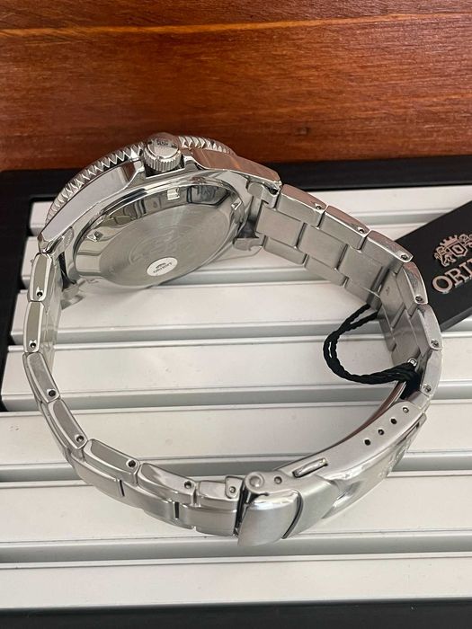 Orient Mako III Automatico - Mostrador Azul - Vidro Safira