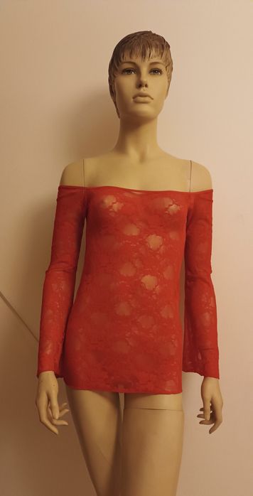 Vestido transparente. Lingerie. Novo. Tamanho S/L