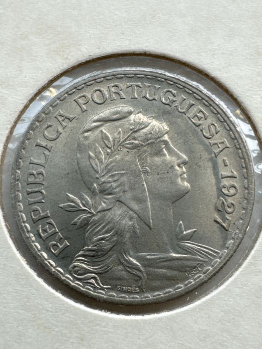 Moeda de escudo Alpaca 1927