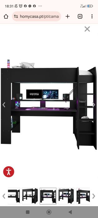 Vende-se cama gamer