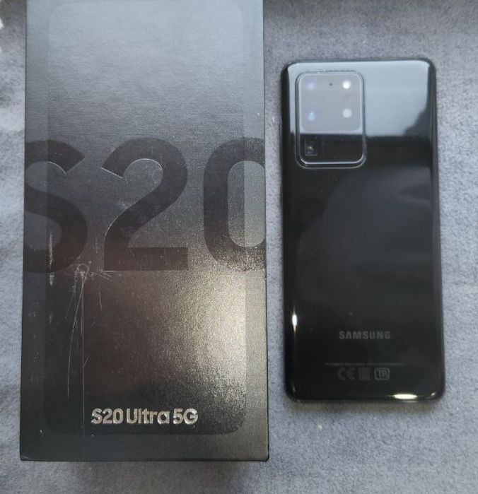 Смартфон Samsung Galaxy S20 Ultra 12/128Gb Black (SM-G988BZKD)