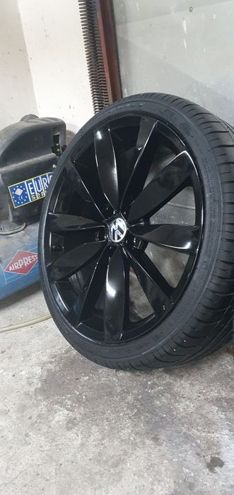 Alufelgi Lugano 5x112 opony jak nowe 235/35/19
