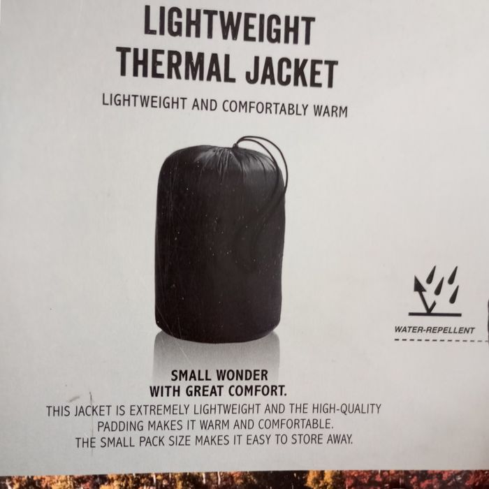 Lekka pikowana kurtka termiczna roz 38