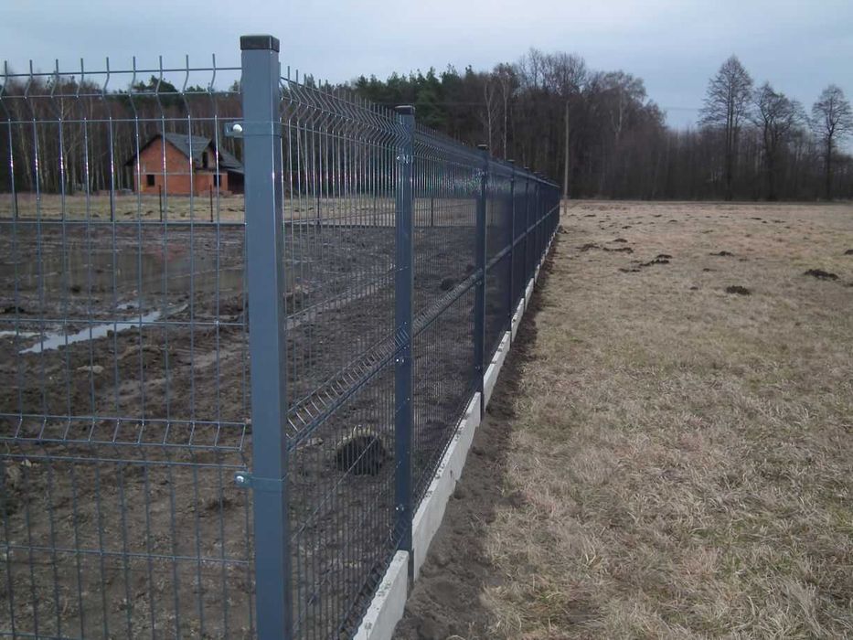 Ogrodzenia panelowe H 1.23 fi 4 +podmurówka