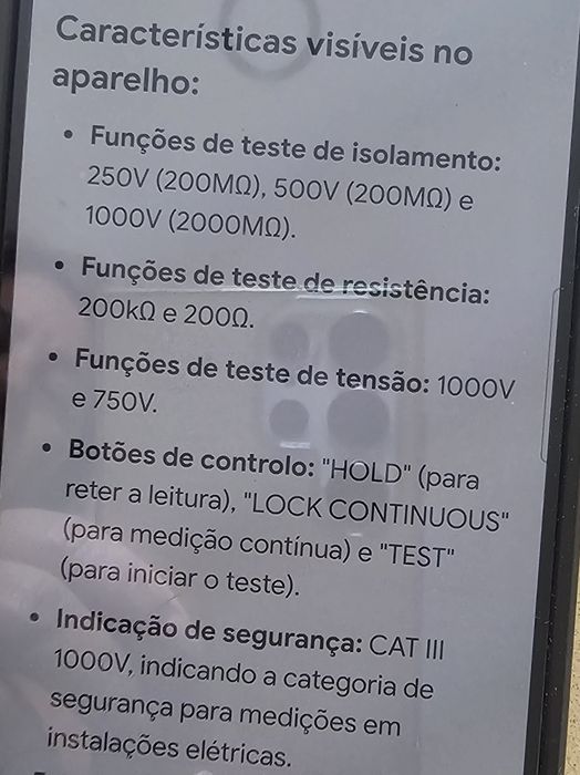 Mesidor de isolamento ST-5500 da marca Standard