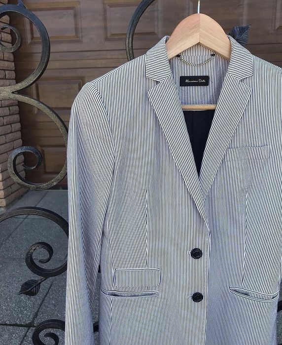 Женский пиджак/жакет Massimo Dutti (в полоску)
