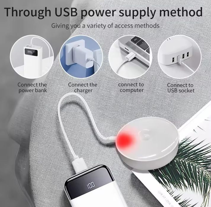 Lampka LED akumulatorowa z czujnikiem ruchu i zmierzchu