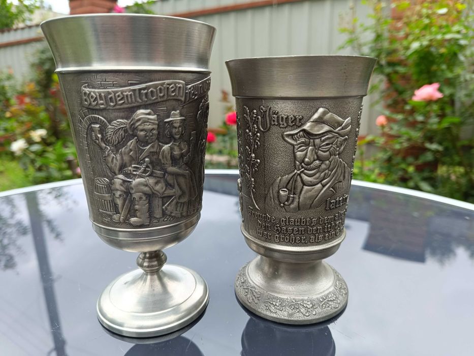 Бокалы Стаканы Германия Олово