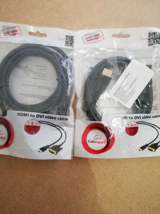 Переходники  и кабеля dp-dvi d, dp-hdmi, dvi-vga, usb-ps2, hdmi-dvi, RG45