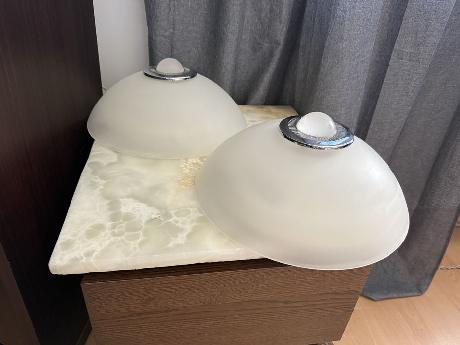 Lampy sufifowe 2x | biala | 30 Cm | plafon | zasilacz