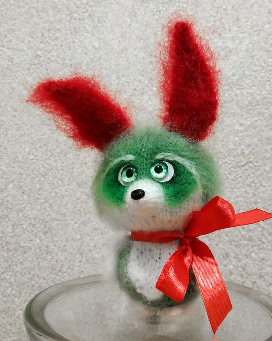 Новорічна Звірушка, хенд-мейд іграшка, подарунок на Новий рік