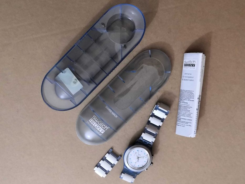 Swatch Irony Diaphane Chrono Rainstorm – SVCN4000