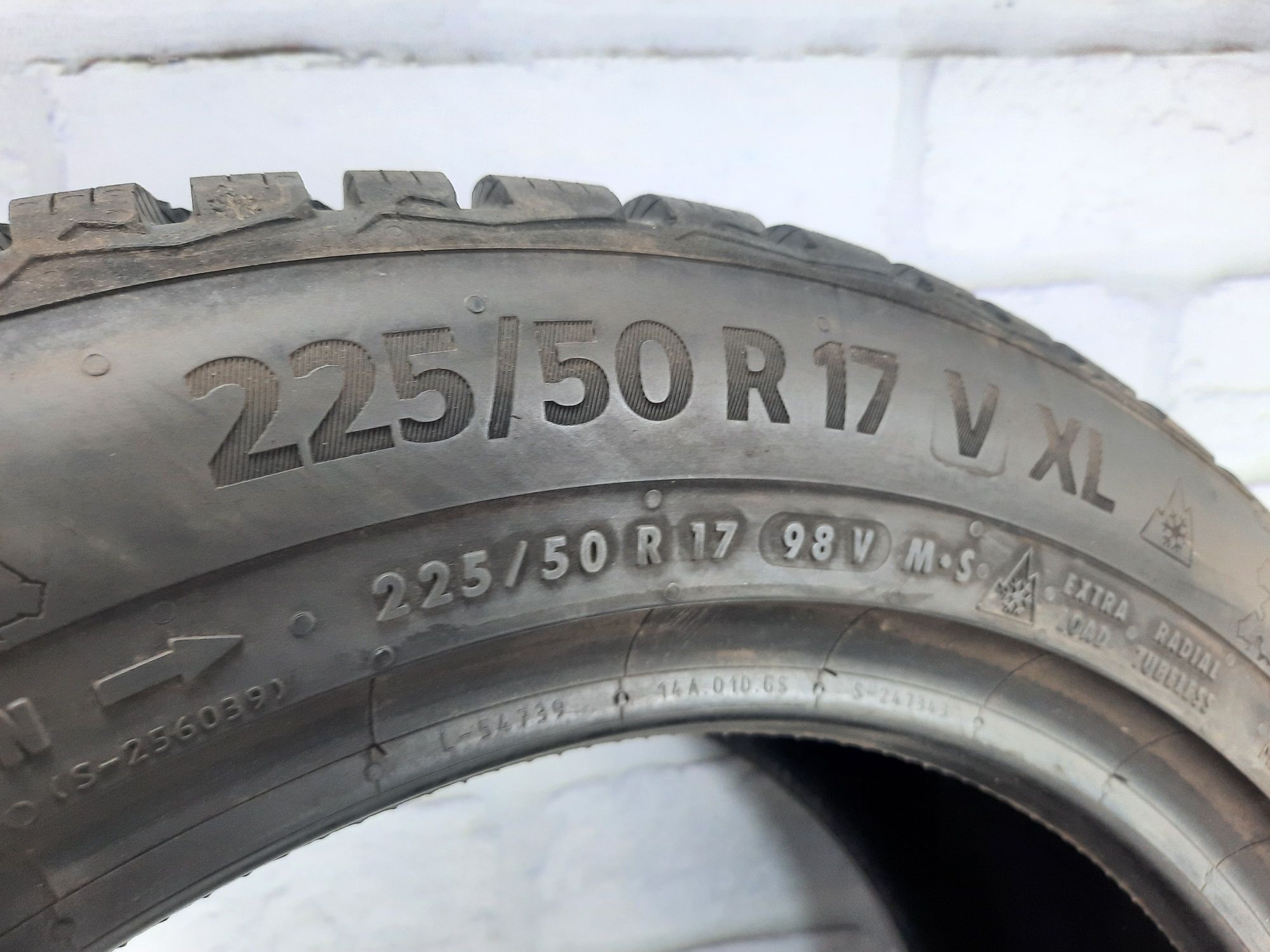 Зимові шини 225/50 R17 Continental WinterContact TS870 2шт. 99% 2021: 3 ...