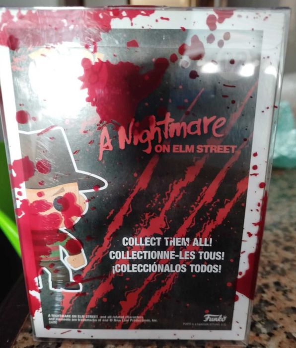 Funko Pop Freddy Krueguer Original C/Capa Protetora Personalizada