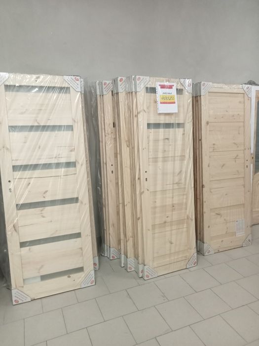 Drzwi wewnętrzne sosnowe