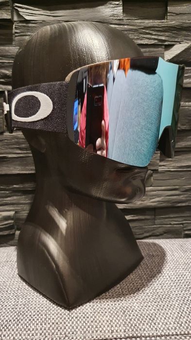 Nowe gogle Oakley Fall Line L XL Matte Black PRIZM Sapphire Iridium