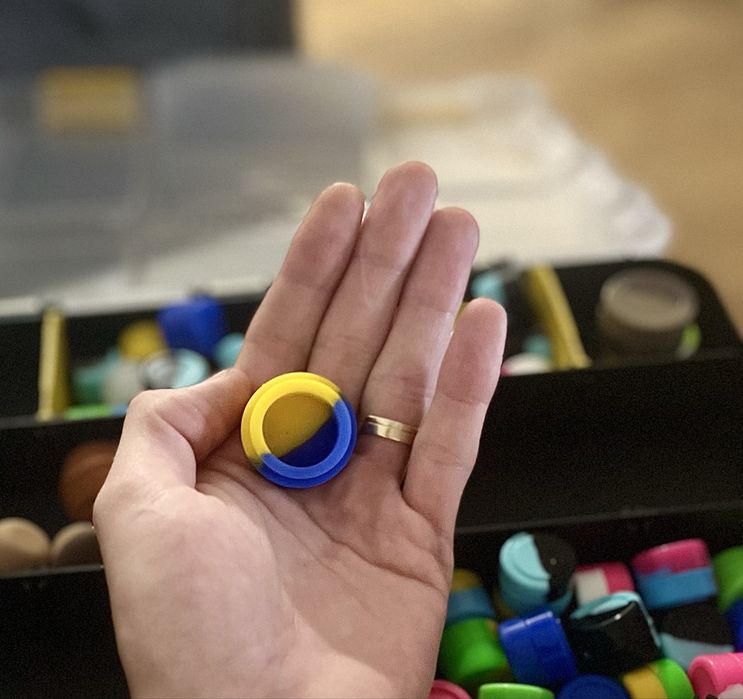 Slick de silicone colorido 2ml/5ml