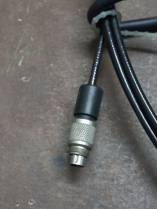 REMS Conjunto de cabeça de câmera / cabo mini branco / preto