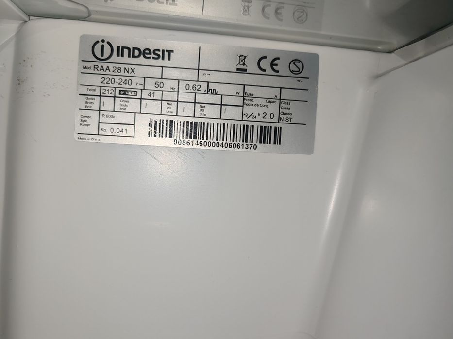 Frigorifico com congelador Indesit Inox