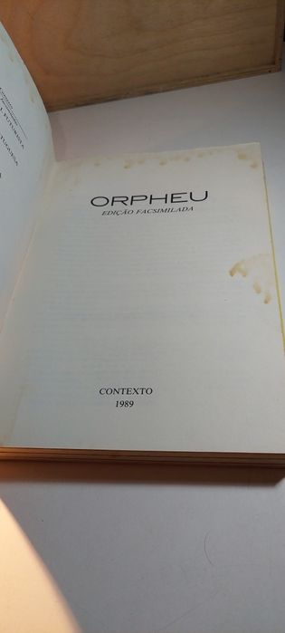 Orpheu, Edição Facsimilada (1989, Contexto)