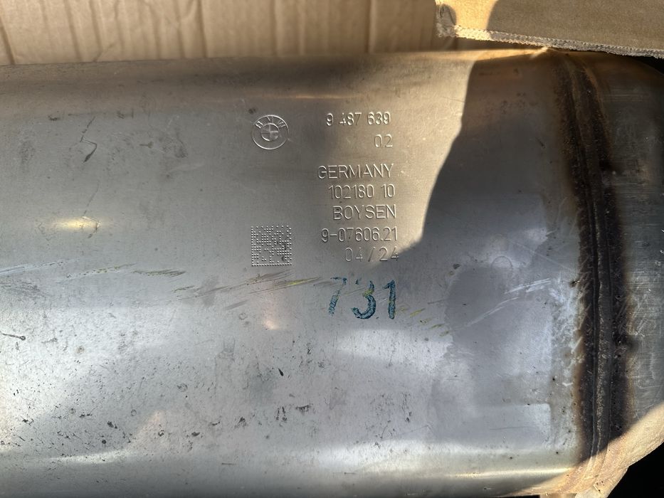 Выхлопная система BMW G22 430i 2024