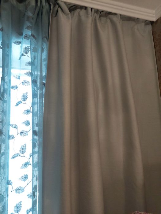 Штори блекаут не світяться и тюль