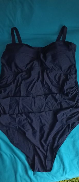 Strój kąpielowy jednoczęściowy, granatowy 2 XL