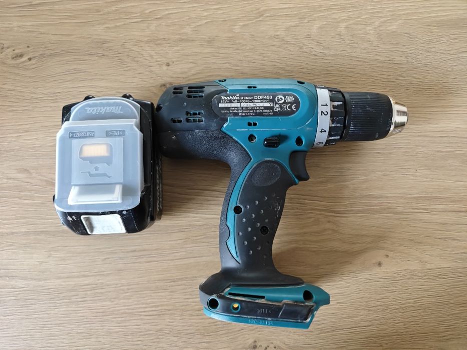 Wiertarko wkrętarka Makita DDF453 bdb stan Aku 18v