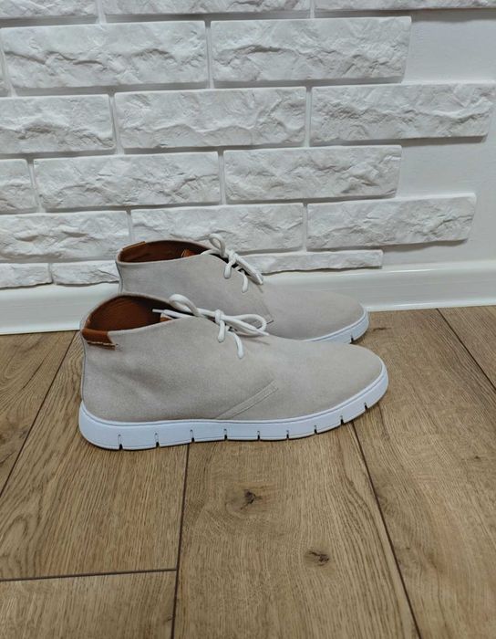 Decimo italy 43 чоловічі черевики кросівки білі шкіряні легкі дезерти