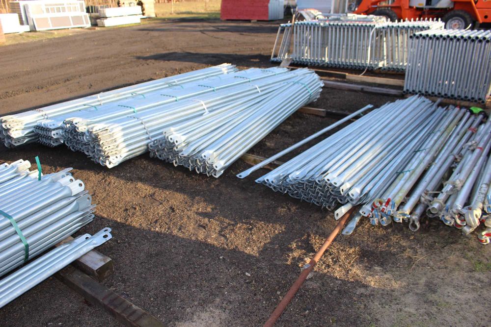 Rusztowanie elewacyjne szczytowe plettac 12x10m powierzchnia rob 108m2