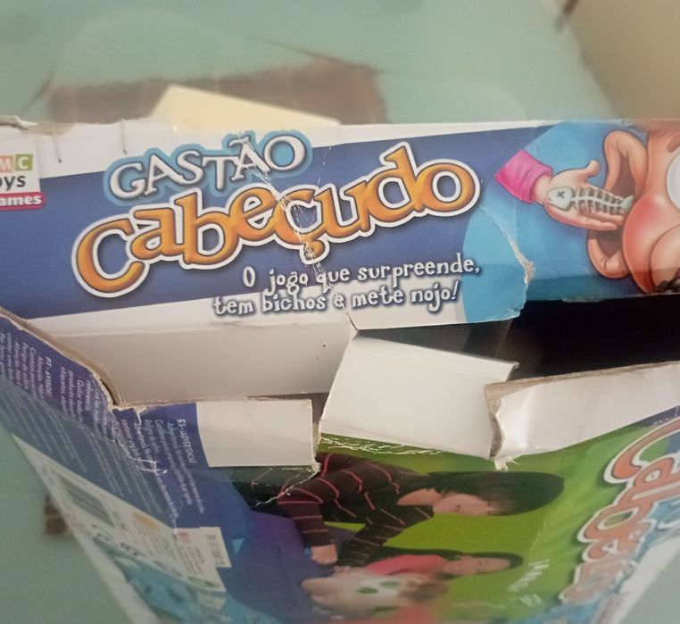 Jogo Gastão Cabeçudo usado três vezes