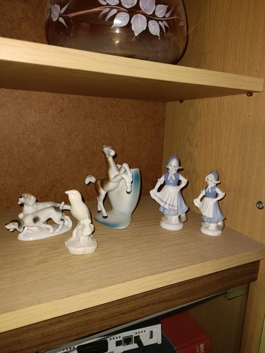 Oryginalne porcelanowe figurki PRL