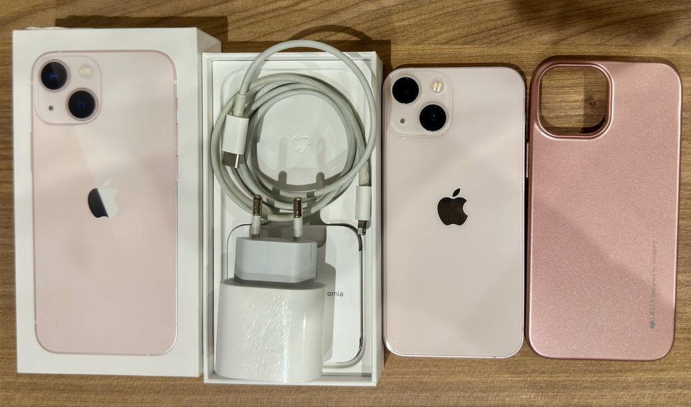 Iphone 13 mini, pink 128 GB, używany