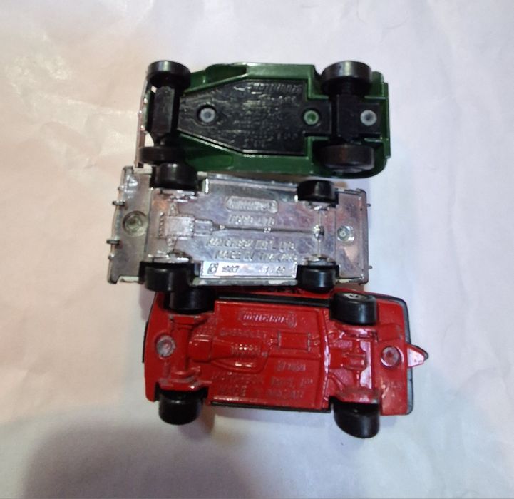 Lote de 3 miniaturas antigas Matchbox